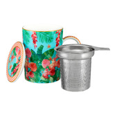 Maxwell &amp; Williams Teas &amp; C&#039;s Tropicana 340ml Porcelain Mug with Infuser