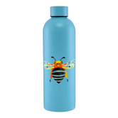 Maxwell &amp; Williams Pete Cromer Garden Party Blue Banded Bee 750ml Insulated Bottle