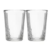 Maxwell &amp; Williams Blend Stripey Double Wall Glass Cups