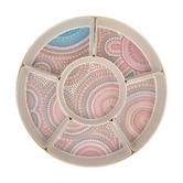 Maxwell &amp; Williams 7 Piece Lou Martin Melamine Divided Platter Set