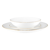 Maxwell &amp; Williams 12 Piece White Porcelain Coupe Dinner Set
