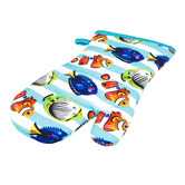 Maxwell &amp; Williams Pete Cromer Ozzie Ocean Cotton Oven Glove
