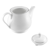 Maxwell &amp; Williams White 1L Porcelain Teapot