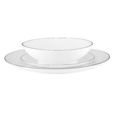 Maxwell &amp; Williams 12 Piece White Porcelain Coupe Dinner Set