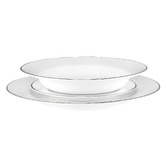 Maxwell &amp; Williams 12 Piece White Porcelain Rim Dinner Set