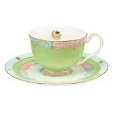 Maxwell &amp; Williams Elphaba Wicked 85ml Porcelain Demi Cups &amp; Saucers
