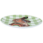 Maxwell &amp; Williams Green Pete Cromer Barn Friends Bunny 20cm Plates