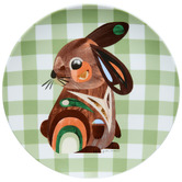 Maxwell &amp; Williams Green Pete Cromer Barn Friends Bunny 20cm Plates