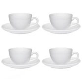 Maxwell &amp; Williams Rococo 90ml Porcelain Demi Cups &amp; Saucers