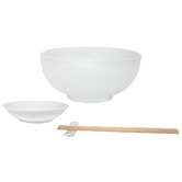 Maxwell &amp; Williams 8 Piece White Basics Porcelain Noodle Bowl Set