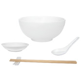 Maxwell &amp; Williams 10 Piece White Basics Porcelain Noodle Bowl Set