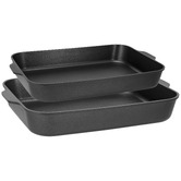 Maxwell &amp; Williams 2 Piece Maxwell &amp; Williams Cast Lite Aluminium Roasting Pan Set
