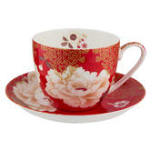 Maxwell &amp; Williams Kimono Fine Bone China Teacup &amp; Saucer