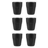 Maxwell &amp; Williams Caviar Black 250ml Porcelain Latte Cups