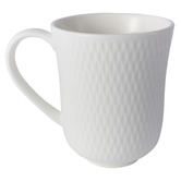 Maxwell &amp; Williams White Basics Diamonds 390ml Imperial Mugs