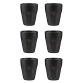 Maxwell &amp; Williams Caviar Black 90ml Porcelain Espresso Cups