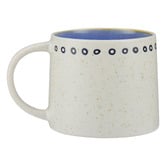 Maxwell &amp; Williams The Mug Club Indigo Blue Circle 330ml Stoneware Mugs