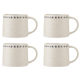 Maxwell &amp; Williams The Mug Club Indigo Blue Circle 330ml Stoneware Mugs