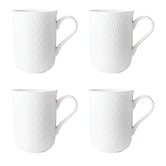 Maxwell &amp; Williams White Basics Diamonds 350ml Regent Mugs