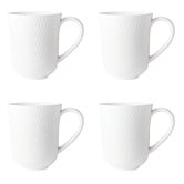 Maxwell &amp; Williams White Basics Diamonds 390ml Imperial Mugs
