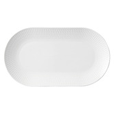 Maxwell &amp; Williams White Basics Diamonds Porcelain Oblong Platter