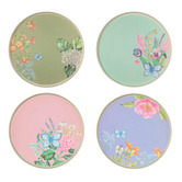 Maxwell &amp; Williams 4 Piece Botanica 20cm Melamine Side Plate Set