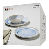 Maxwell &amp; Williams 12 Piece Lunara Stoneware Coupe Dinner Set