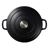 Maxwell &amp; Williams Black Cast Iron Round Casserole