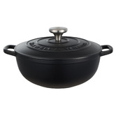 Maxwell &amp; Williams Black Cast Iron Round Casserole