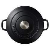 Maxwell &amp; Williams Black Cast Iron Round Casserole