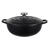 Maxwell &amp; Williams Black Cast Iron Round Casserole