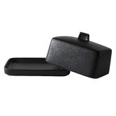 Maxwell &amp; Williams Black Caviar Porcelain Butter Dish