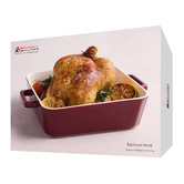 Maxwell &amp; Williams Epicurious Bordeaux Square Porcelain Baking Dish