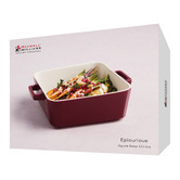 Maxwell &amp; Williams Epicurious Bordeaux Square Porcelain Baking Dish