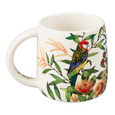 Maxwell &amp; Williams Native Grace Eastern Rosella 350ml Porcelain Mugs