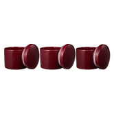 Maxwell &amp; Williams 3 Piece Bordeaux Epicurious Canister Set