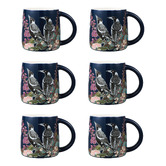 Maxwell &amp; Williams Native Grace Magpie 350ml Porcelain Mugs