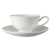 Maxwell &amp; Williams Cashmere Footed 90ml Espresso Cups &amp; Saucers