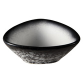 Maxwell &amp; Williams Granite Caviar Triangular Porcelain Sauce Bowls