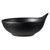 Maxwell &amp; Williams Black Caviar Handled Porcelain Sauce Bowls