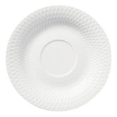 Maxwell &amp; Williams White Basics Diamonds 200ml Porcelain Footed Cups &amp; Saucers