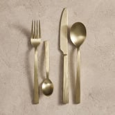 Maxwell &amp; Williams 16 Piece Auroline Stainless Steel Cutlery Set