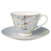Maxwell &amp; Williams Royal Botanic Gardens 200ml Porcelain Footed Cup &amp; Saucer