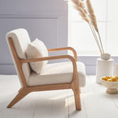 Lily's Patio Desirei Boucle Armchair | Temple & Webster