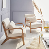 Lily's Patio Desirei Boucle Armchair | Temple & Webster
