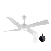 Three Sixty Fans Modn 4 Blade Smart Ceiling Fan with Light