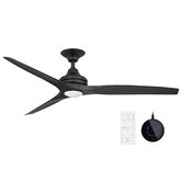 Three Sixty Fans Spitfire Smart Ceiling Fan with Light