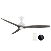 Three Sixty Fans Spitfire Smart Ceiling Fan with Light