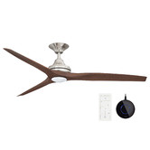 Three Sixty Fans Spitfire Smart Ceiling Fan with Light