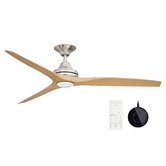 Three Sixty Fans Spitfire Smart Ceiling Fan with Light